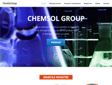 Tablet Screenshot of chemsol.ro