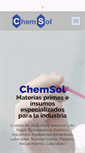 Mobile Screenshot of chemsol.net