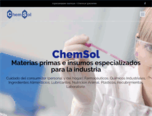 Tablet Screenshot of chemsol.net